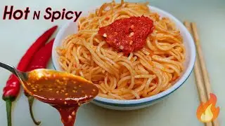 Hot and spicy chinese chilli paste recipe - तेज मसालेदार लहसुन लाल मिर्च चटनी /Chinese Chilli Sauce