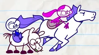 May The Horse Be With You - Pencilmation | Animation | Cartoons | Pencilmation