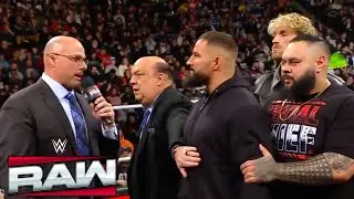 Bron Breaker And Adam Pearce WWE Raw|Roman Reigns Royal Rumble 2026|WWE Paige Return Royal Rumble|