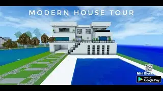 Modern house Design 78 Mini block craft #modernhousedesigns #modernhome #minecraft