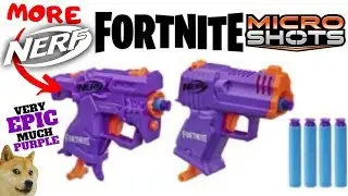 New Epic Nerf Fortnite Microshots: Purple Jolt Reskins. Everything is Purple..