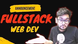 Fullstack Web Development | Announcement
