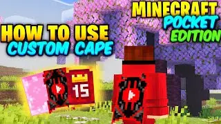 How to make your own CUSTOM CAPE in MINECRAFT PE 🤩 || Custom Cape MCPE 1.21+🔥 || @MuinPlayz 