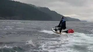 Sea-Doo in Seymour Narrows British Columbia