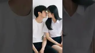 Cute Couple Shares a ROMANTIC Kiss in the School Corner - AI ASMR [Kissing] - 7
