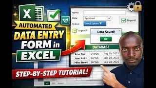 Automated Data Entry Form in Excel