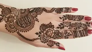 😘👌Bridal unique mehndi design#viral #mehndi 