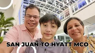 San Juan to Orlando Travel Day | Hyatt Regency MCO Room Tour & Disney Vacation Begins