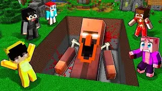 Našli jsme OBŘÍHO VILLAGERA pod zemí v Minecraftu!