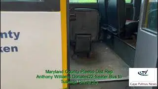 Pleebo Dist Rep Anthony Williams Donates Bus 17 Feb 2025