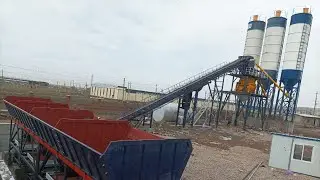 AJ120 Concrete Plant in Uzbekistan - Smooth Installation & Operation for Concrete Sales