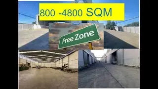 Warehouse for rent, warehouse, duty free zone, freezone, 800 to 4,800 square meters, Bang Bua Thong