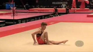 GENTGES Maxime (BEL) - 2015 Artistic Worlds - Qualifications Floor Exercise