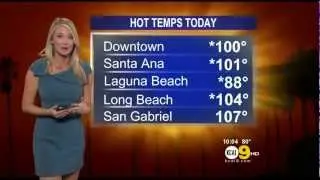 Evelyn Taft 2012/09/14 KCAL9 HD; Blue dress