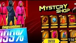 OB49 UPDATE NEW MYSTERY SHOP IN FREE FIRE COLLAB WITH SQUID GAME