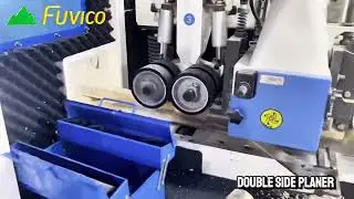 Double side planer with helical cutter 410mm | woodworking machine