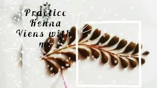 How to: Learn perfect tear drop viens  by Zain henna art