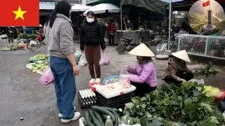 Inside a Vietnam Traditional Market  Real Local Life No Talking