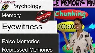 Eyewitness, False Memory, Psychogenic Fugue, Repressed Memories | Psychology