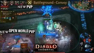NEW BG PvP (First matches) & NEW Open World PvP | Blood Knight 2.2K reso | Diablo Immortal