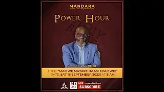 Pastor G  Dzimiri || Title : Mamwe matare haasi avamwe || Saturday, September 16, 2023 at 08:00 am