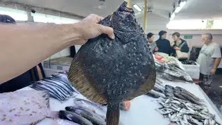 Что можно купить на рыбном рынке Батуми всего за 100$ 🇬🇪🐟 Рай из свежих морепродуктов! 🦐🦑 #4К