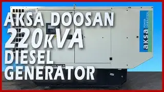 Aksa Doosan Diesel Generator 220kVA &ndash; XP22027 Test #perkins | #fgwilson Authorised Dealer