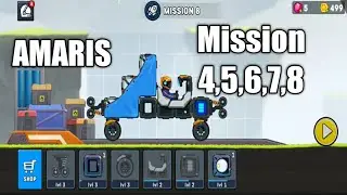 Rovercraft 2  AMARIS Mission 4,5,6,7,8 Gameplay