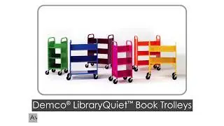 Demco&reg; LibraryQuiet&trade; Book Trolley
