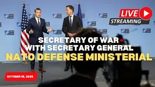 Defense Ministers Implementing NATO Summit Decisions - Secretary of War Meets NATO Secretary General