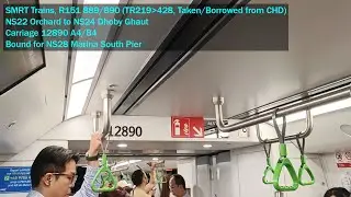 [Taken from CHD] SMRT Trains - Joyride on ALS R151 889/890 from NS22 Orchard → NS24 Dhoby Ghaut