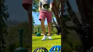 Roosevelt golf course, Los Angeles. Hole 5. Mini driver ตีกอล์ฟสนามภูเขา ในอเมริกา เมือง Los Angeles