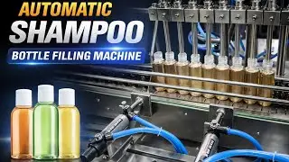 Fully Automatic High speed liquid filling line with Airjet bottle cleaning | Bottle filling line |