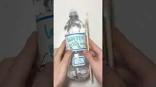 blind bag made from a WATER BOTTLE?? 😱💦 #diycrafts #mystery #surprise #creativity