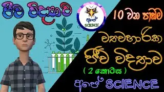 ව්&zwj;යවහාරික ජීව විද්&zwj;යාව | Applied Biology - Biology 10 lesson | sinhala