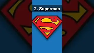 Top 10 | superheroes logo #shorts #superhero #logo  🔥