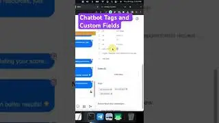 Chatbot Tags and Custom Fields  AI Automation #aichatbots