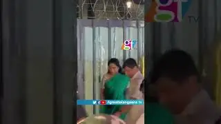 MLC K Kavitha leaves ED office  | MLC Kavitha Visuals at ED Office | MLC Kavitha News | GT TV