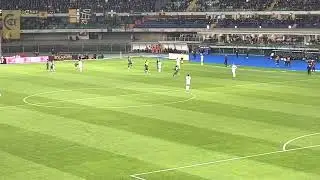 Settore ospiti stadio Bentegodi… i Bolognesi