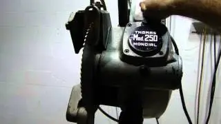 Thomas cold saw 2 speed quick release clamp model 250 machine with coolant