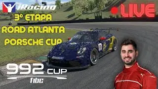 🔴 LIVE | 3&ordm; ETAPA da Liga F1BC - PCUP no iRacing