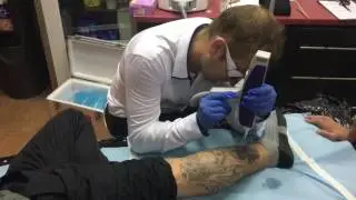 East Side Ink pokaz lasera