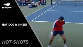 Alexei Popyrin's 'Hot Dog' Lob From Behind The Baseline! | 2021 US Open