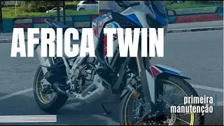 ÁFRICA TWIN NO CANAL. JÁ EM SUA PRIMEIRA REVISÃO (Moto perfeita)