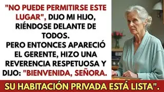 En La Cena, Mi Hijo Me Llamó Pobre — Entonces La Gerente Dijo: 
