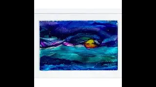 One of a Kind Framed Hand Painted Metal Wall Art - HLE07