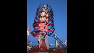 The UKs Only Chance Toboggan Build up (construction), Totton, Southampton, Carnival 2023
