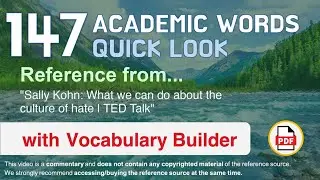 147 Academic Words Quick Look Ref from 