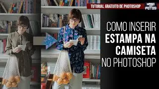 COMO CRIAR E INSERIR ESTAMPAS EM CAMISETAS NO PHOTOSHOP   #TUTORIALGRATUITO #PHOTOSHOP