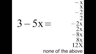 3&ndash;5x = ... MathPrimary 20 Seconds Math Quizzes For Kids
